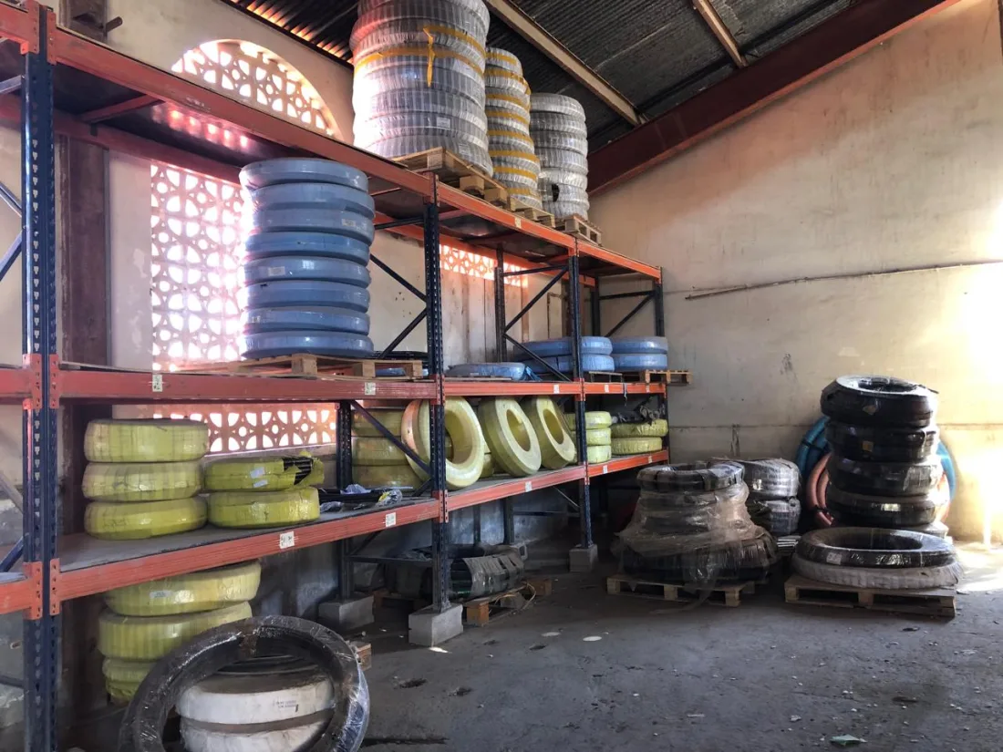 Range of industrial hoses in stock, Oman